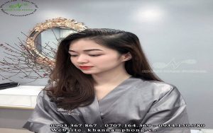 Áo choàng tắm khách sạn lụa phi bóng