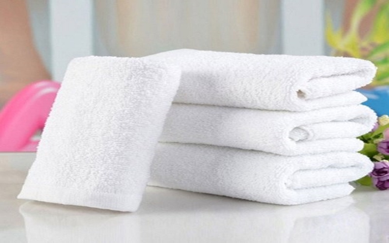 Chất liệu khăn 100% Cotton mềm mại và mịn màng Chất liệu khăn 100% Cotton mềm mại và mịn màng