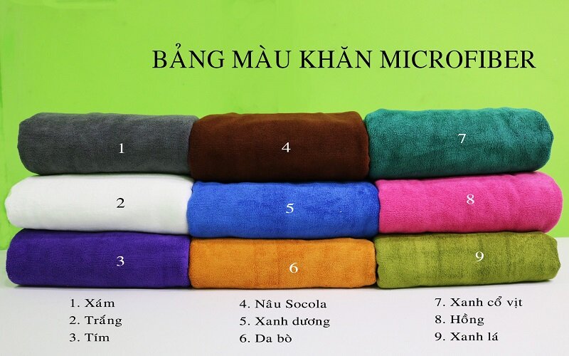 Bộ Khăn Trải Giường Spa 100% Cotton Màu Hồng Thêu Logo 4 Bảng màu khăn trải giường spa Microfiber