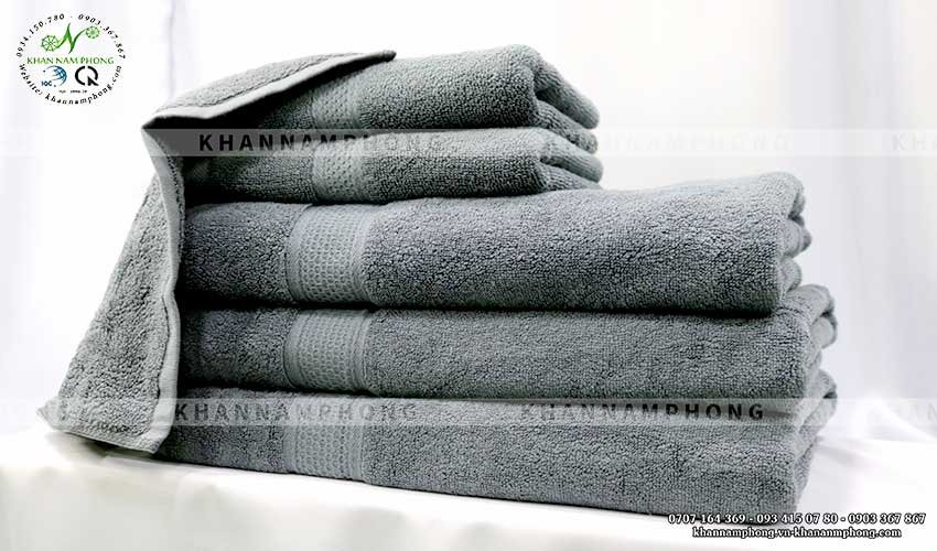 The Hotel Towels Gray Cotton