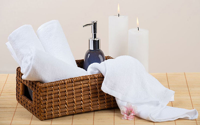 Nên sử dụng lượng hóa chất vừa đủ khi làm sạch khăn spa