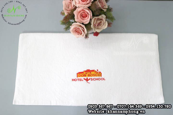 Khăn Khách Sạn Thêu Logo