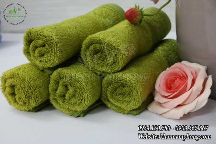Khăn sợi tre organic do Nam Phong sản xuất Khăn sợi tre organic do Nam Phong sản xuất