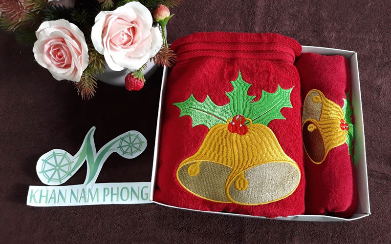 Khăn quà tặng Noel tại Khan Nam Phong chất lượng