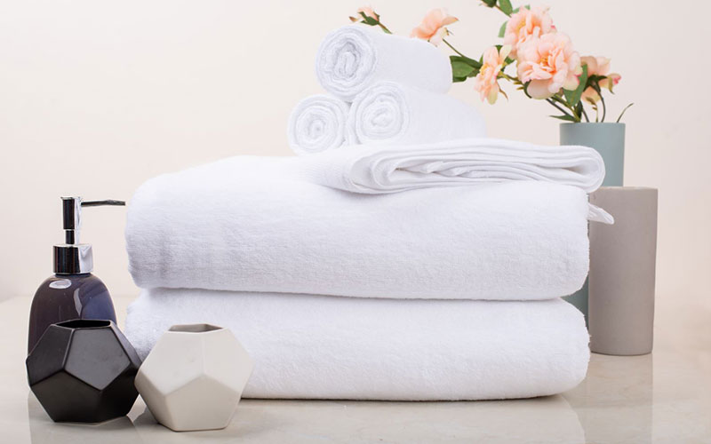 Khăn khách sạn Phú Quốc có nhiều loại và kích thước