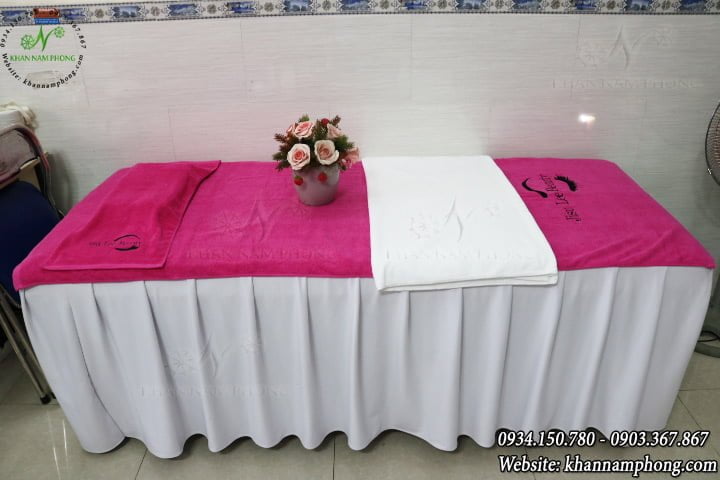 Pattern bedspreads Jisu Lee Beauty (Pink Cotton)