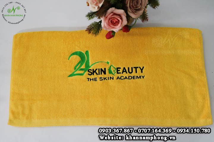 Mẫu khăn body Skin Beauty (Cotton Vàng)