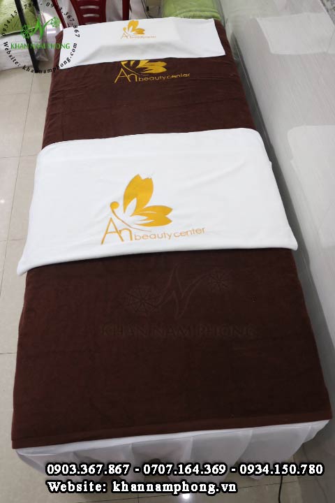 Bed linen Spa brown An Beauty Spa
