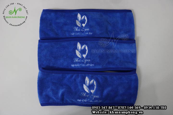 Sample headbands-Autumn Spa (Blue - Microfiber)