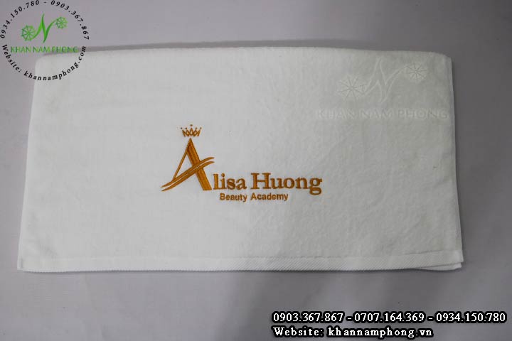 Mẫu khăn body Alisa Hương (Cotton Trắng)