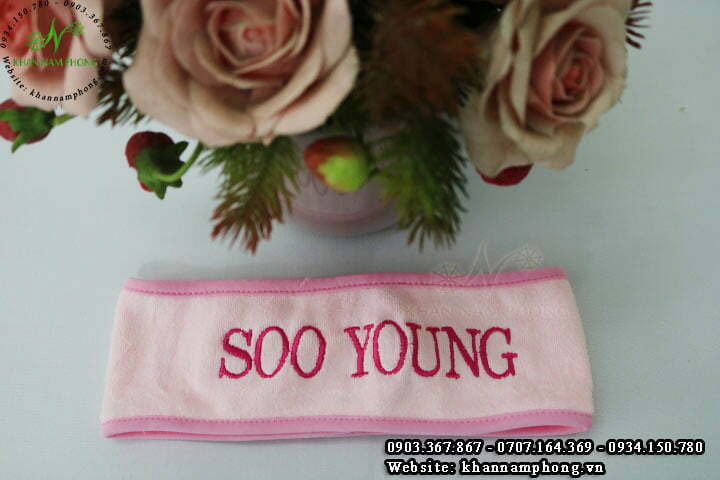 Sample headbands spa Soo Young (Pink - Microfiber)