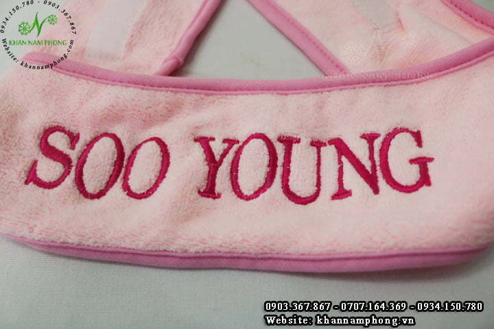 Sample headbands spa Soo Young (Pink - Microfiber)