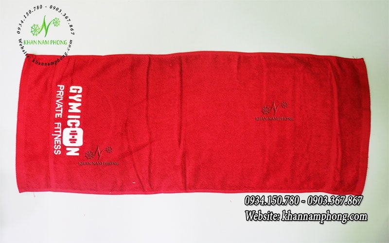 Towel, Body towel, Bath Towel, Cotton premium Red 34*80cm