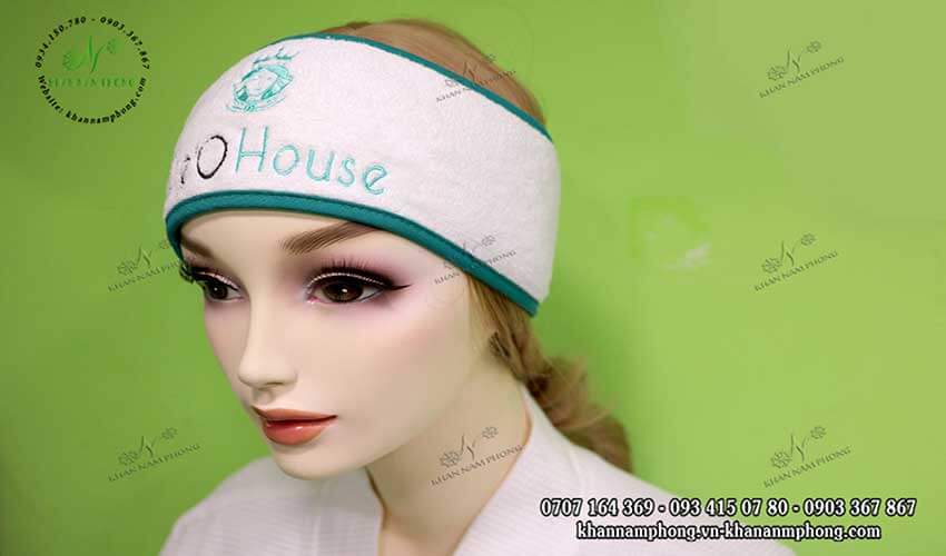 Sample headbands spa CleO House (White - Microfiber)