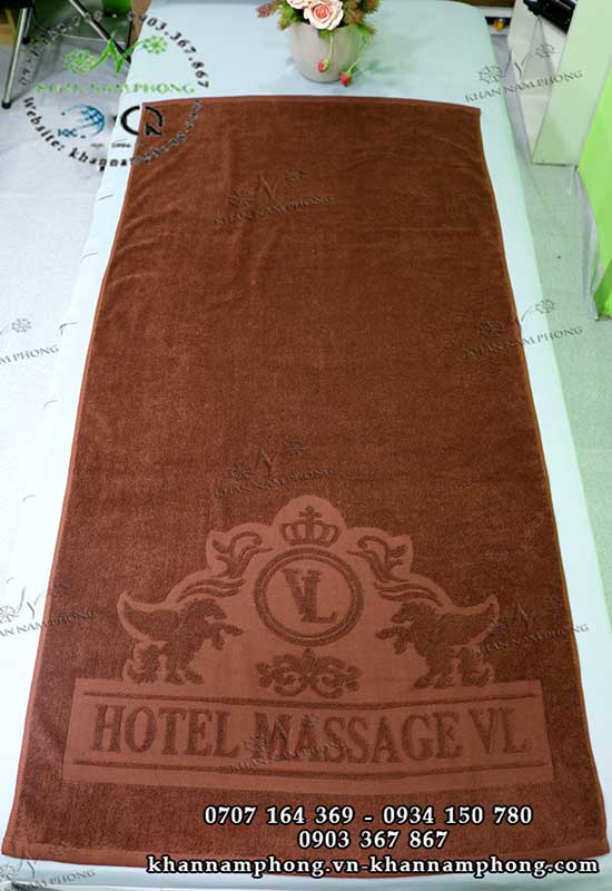 Bath towels Hotel Massage VL brown chocolate 
