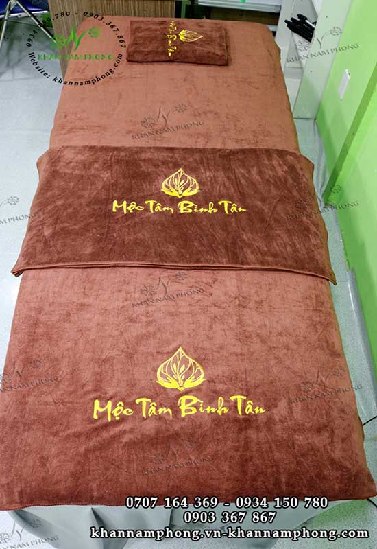 Mẫu khăn body Mộc Tâm Bình Tân (Nâu Socola - Microfiber)