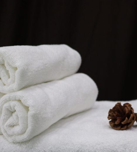 Face Towel Hotel White Cotton, Premium Quality