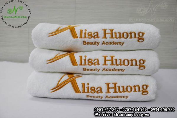 Mẫu Khăn xông hơi Alisa Hương (Cotton Trắng) do Nam Phong thiết kế | Spa, Khăn