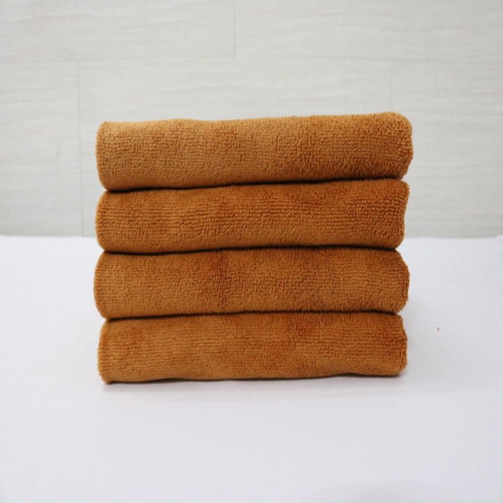 Combo 5 Wrap Towel, Hair Towel Microfiber solid Color Cowhide - 35x75cm - Khan Male Style - bath Towel, brand Towel Rates | SieuThiChoLon.com