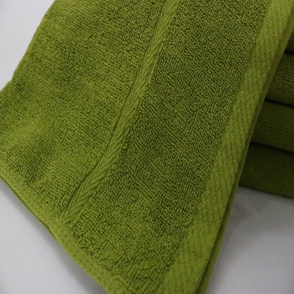 Combo 5 khăn quấn tóc, khăn mặt SPA Nam Phong - 34x80 cm - màu xanh rêu nhạt - Khăn tắm Thương hiệu Khăn Tắm Giá Rẻ | WebSoSanh.co