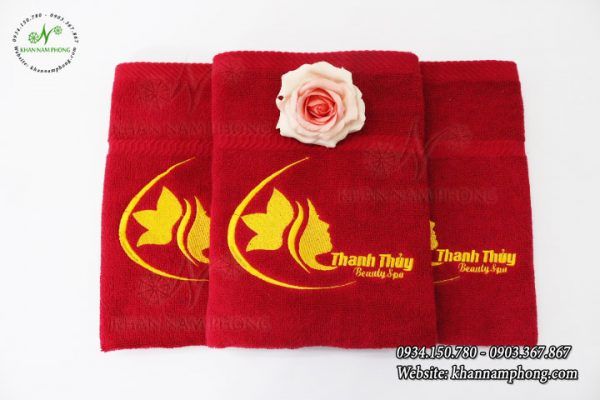 Bộ Khăn Body Spa Màu Đỏ (Cotton) do Nam Phong cung cấp trong 2021 | Spa, Khăn tắm, Khăn