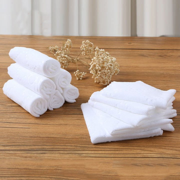 Face towel, square white create a feeling of cleanliness