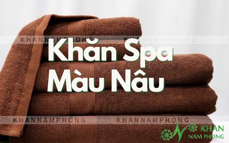 Khăn Spa Màu Nâu