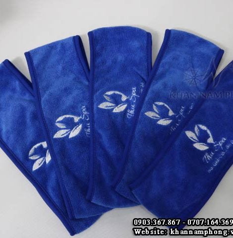 Sample Headbands Spa Blue Microfiber
