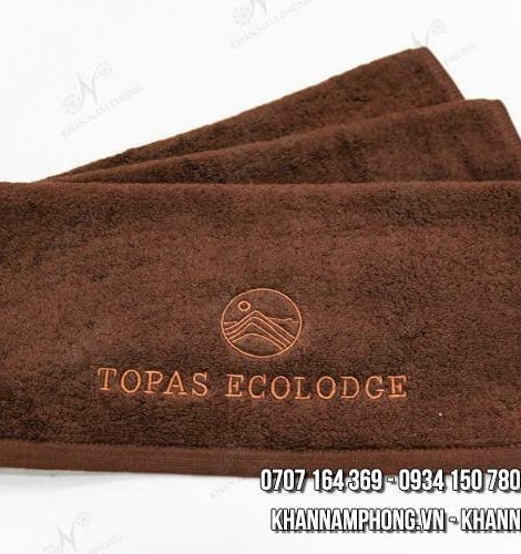 KKS - TOPAS ECOLODGE SAPA Cotton Nâu Thêu Logo