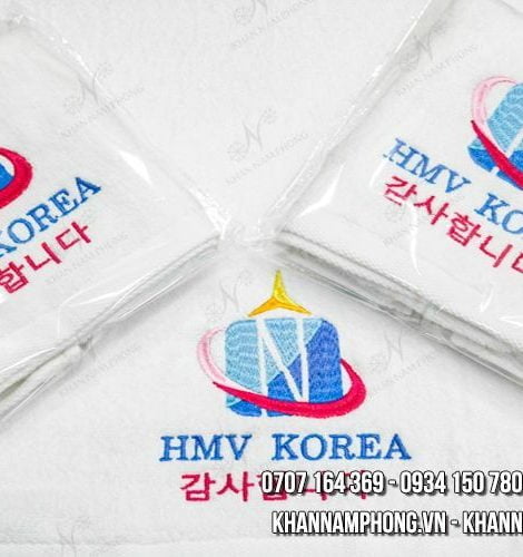 KSP - HMV KOREAN Cotton Thêu Logo (Màu Trắng)