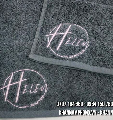KSP - Hellen Spa Beauty Cotton Thêu Logo (Màu Xám)