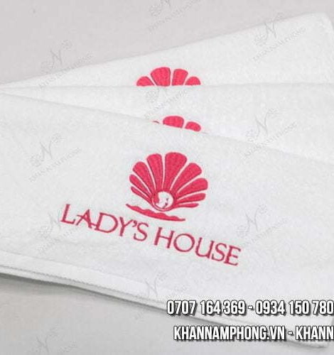 KSP - Lady's House Cotton Màu Trắng Thêu Logo