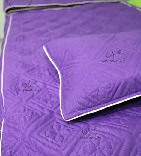 STATION Purple-quilted