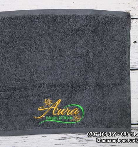 Hand Towels Spa Grey Cotton