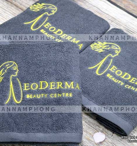 The Towels Hotel Grey Embroidered Logo