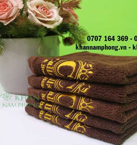 Bed Linen Spa Cotton Brown Chocolate Embroidered Logo