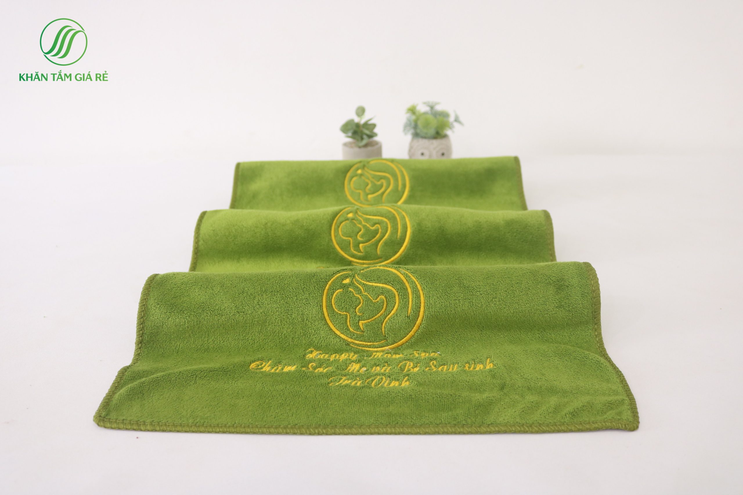 Choice of towel spa Tra Vinh with elegant colors, cool, help customers relax
