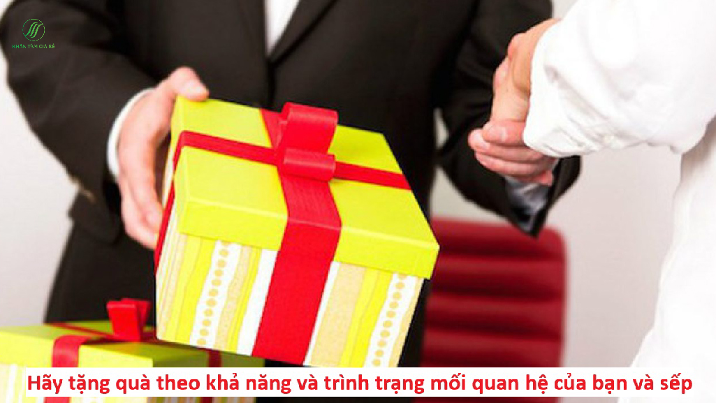 So depending on the relationship between you and your boss to choose gift