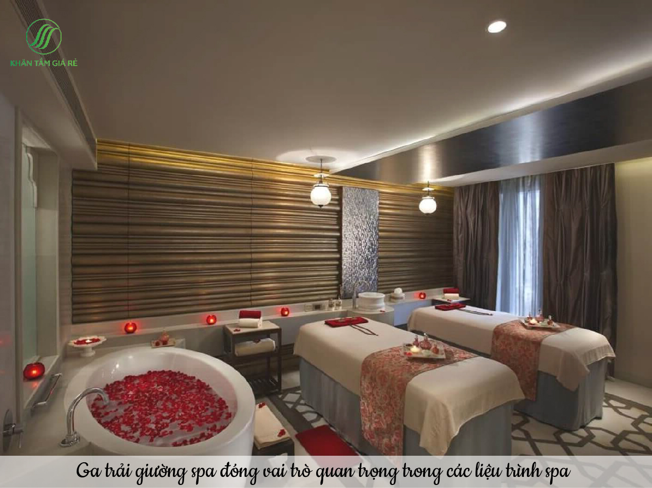 Ga trải giường spa giúp nâng cao thẩm mỹ, chất lượng dịch vụ cho spa