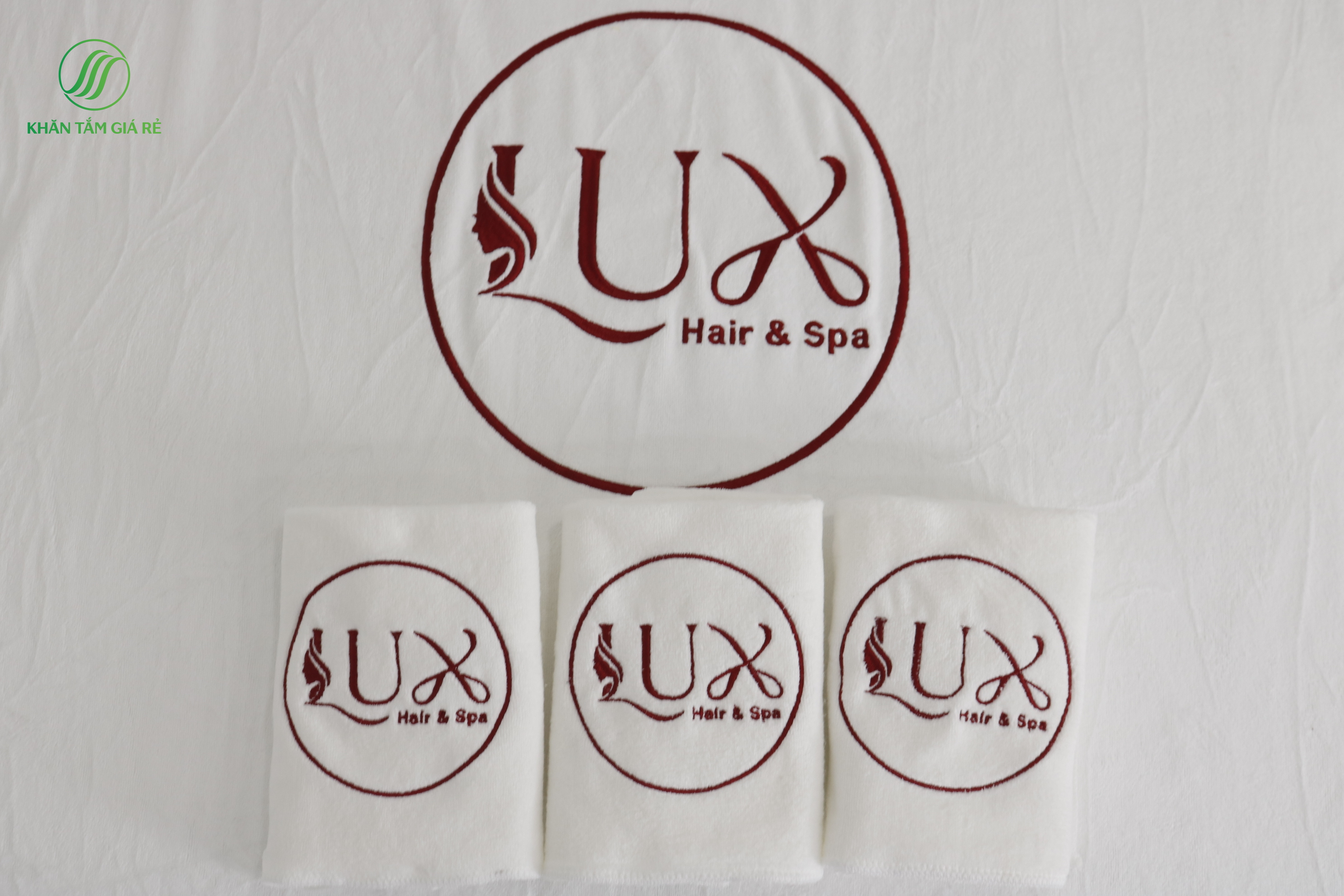 Các loại khăn này đều có thể được in logo hay tên thương hiệu để tạo dấu ấn riêng và tăng tính chuyên nghiệp cho spa của bạn